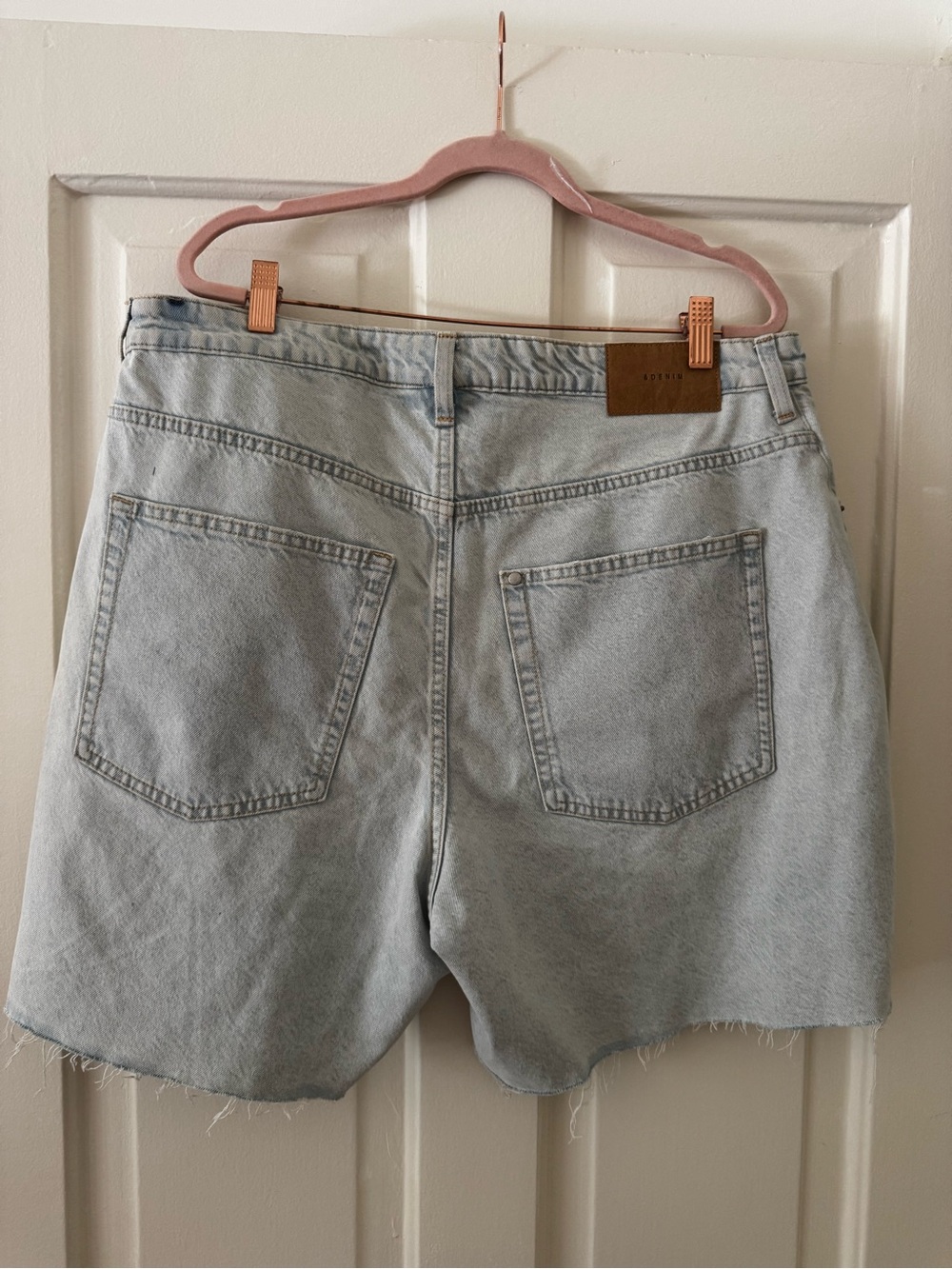 Light Blue Denim High-Rise Women’s Jean Shorts